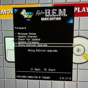 PS1 set Region Free with PixelFX GEM kit
