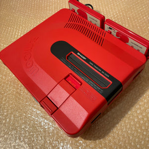 SHARP Twin Famicom set (AN-500R) with NESRGB kit