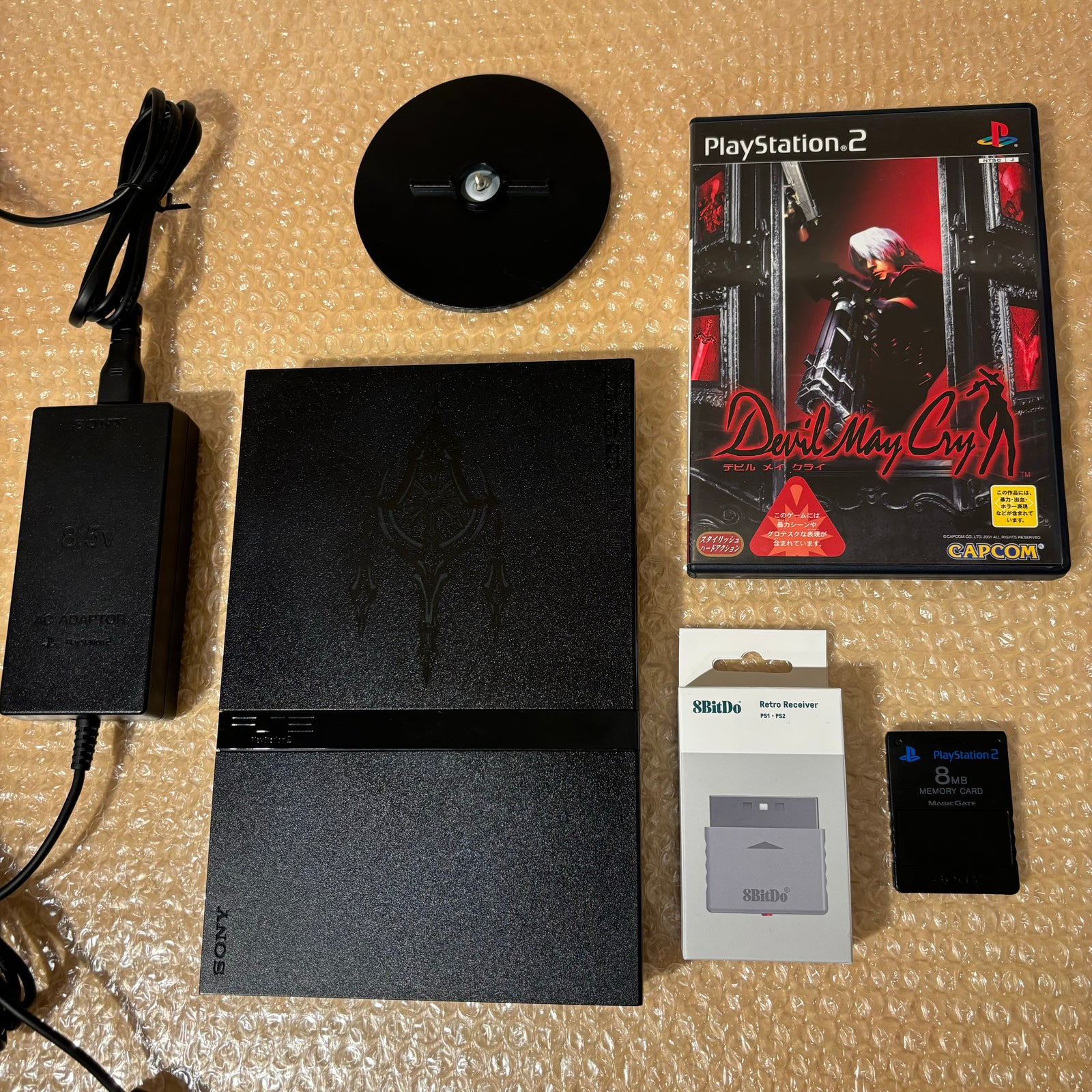 Final Fantasy 12 edition PS2 system set, Region Free with PixelFX GEM kit