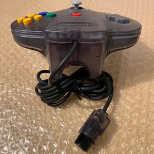 Clear Black Nintendo 64 set with PixelFX GEM kit - compatible with JP and US games