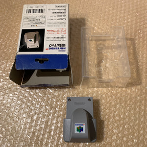 Clear Black Nintendo 64 set with PixelFX GEM kit - compatible with JP and US games