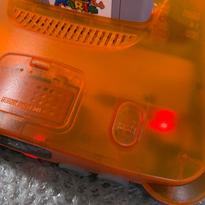 Daiei Hawks Nintendo 64 with PixelFX GEM kit - compatible JP and US games - with matching Game Boy Color