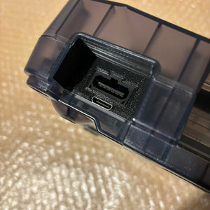 Clear Black Nintendo 64 set with PixelFX GEM kit - compatible with JP and US games