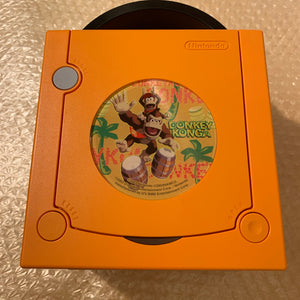 Orange Gamecube with Gameboy Player, S-Video cable + Picoboot