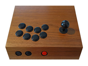 Continue9 - Wood Arcade stick - Ps3/PC - RetroAsia - 2