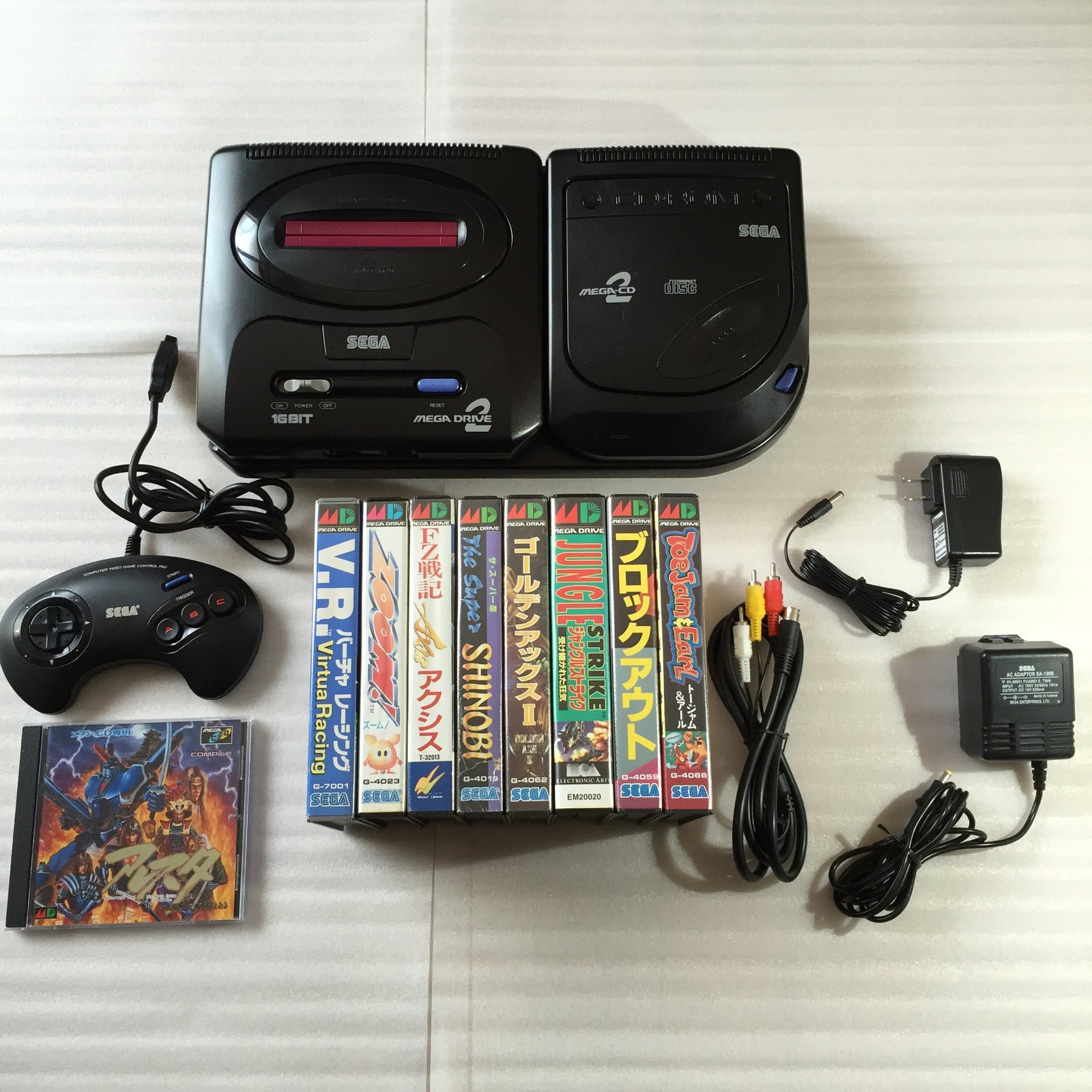 Megadrive 2 + Mega-CD 2 set - RetroAsia - 1