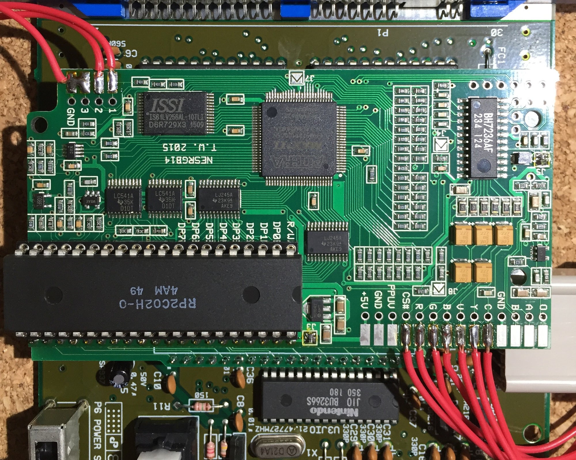 NESRGB Modded AV Famicom - IREM set - RetroAsia