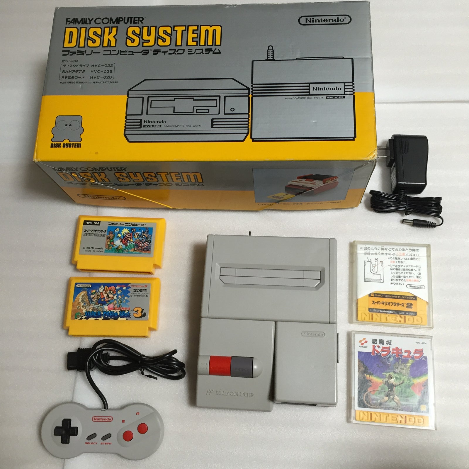 NESRGB Modded AV Famicom with Disk System set