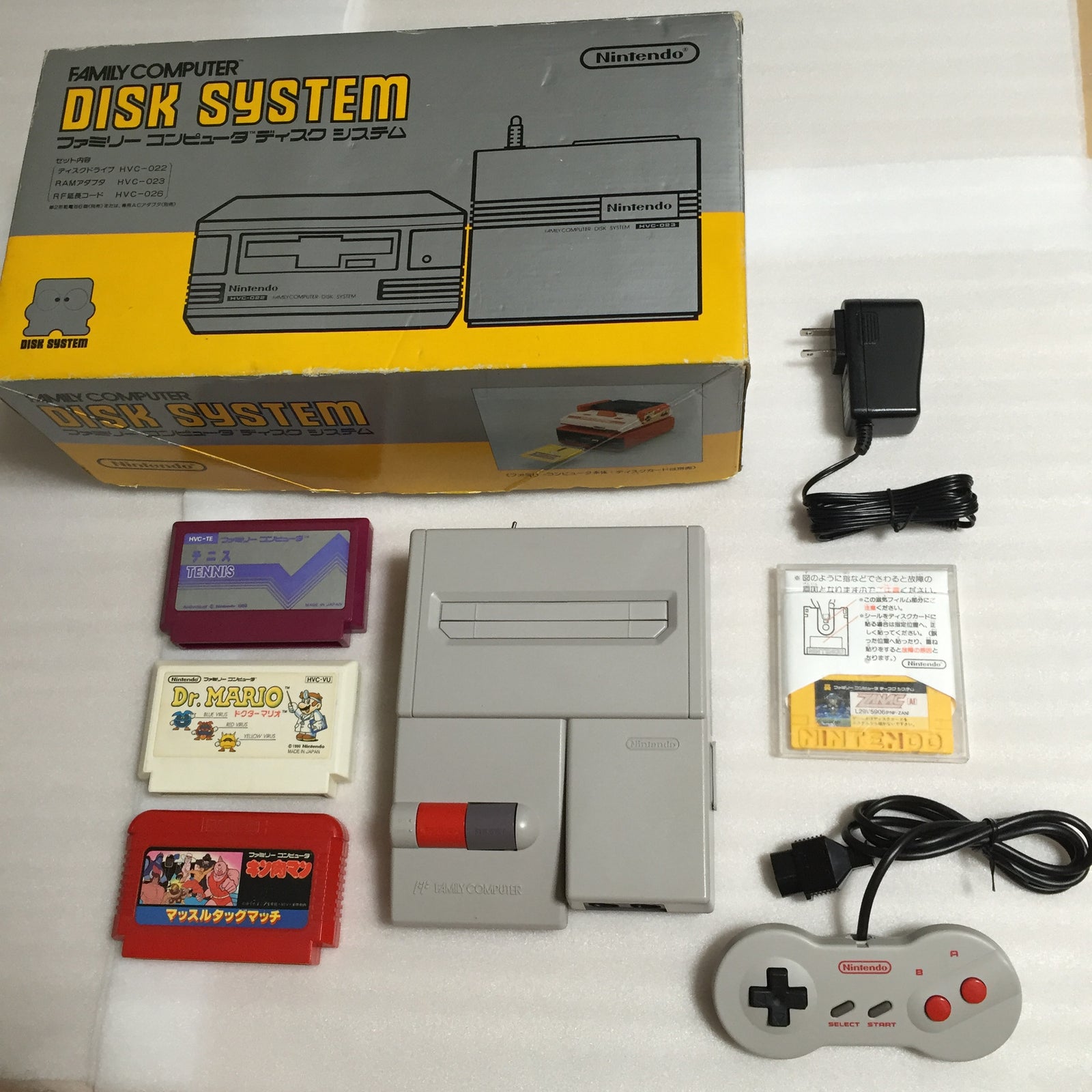 NESRGB Modded AV Famicom with Disk System set