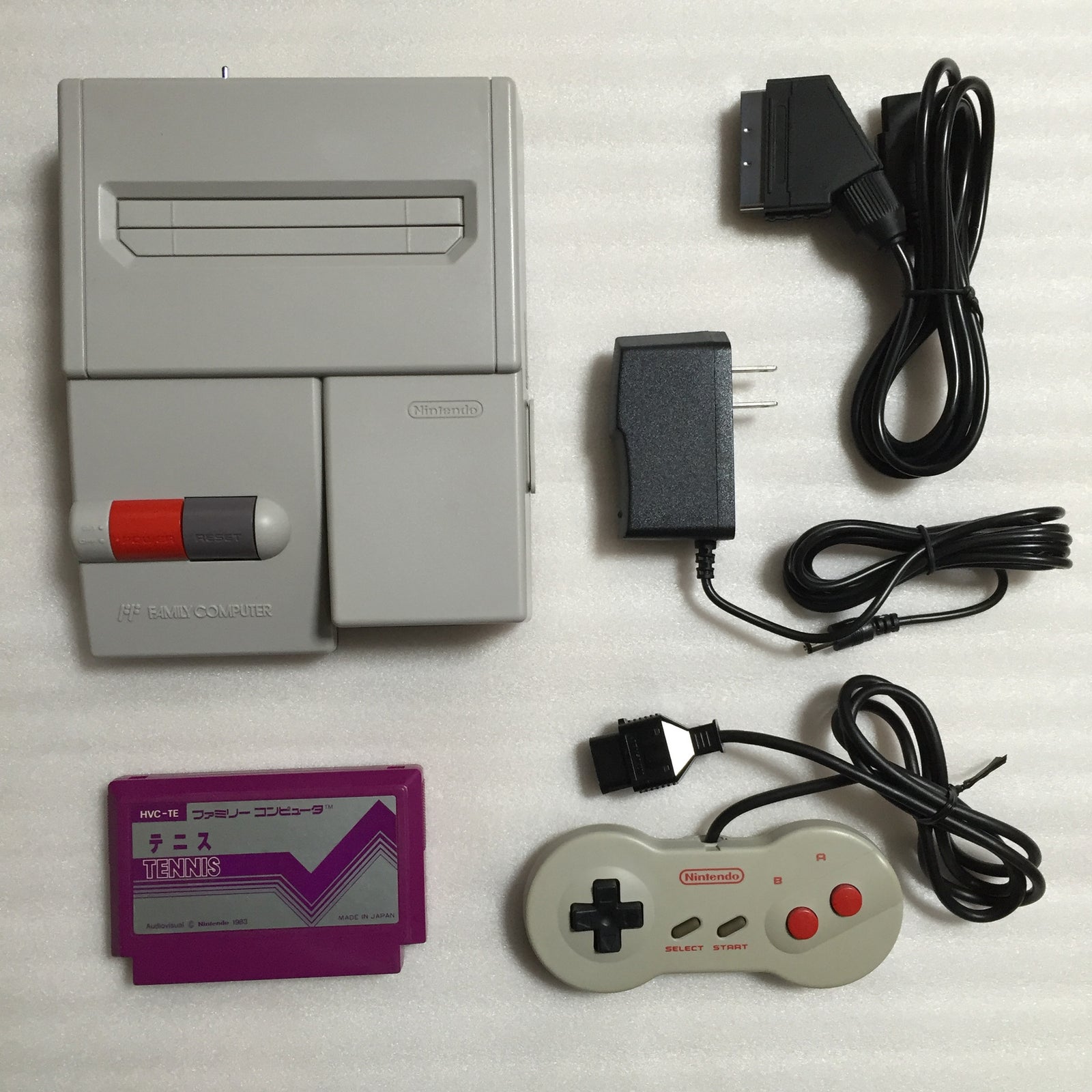 NESRGB Modded AV Famicom set - Tennis set