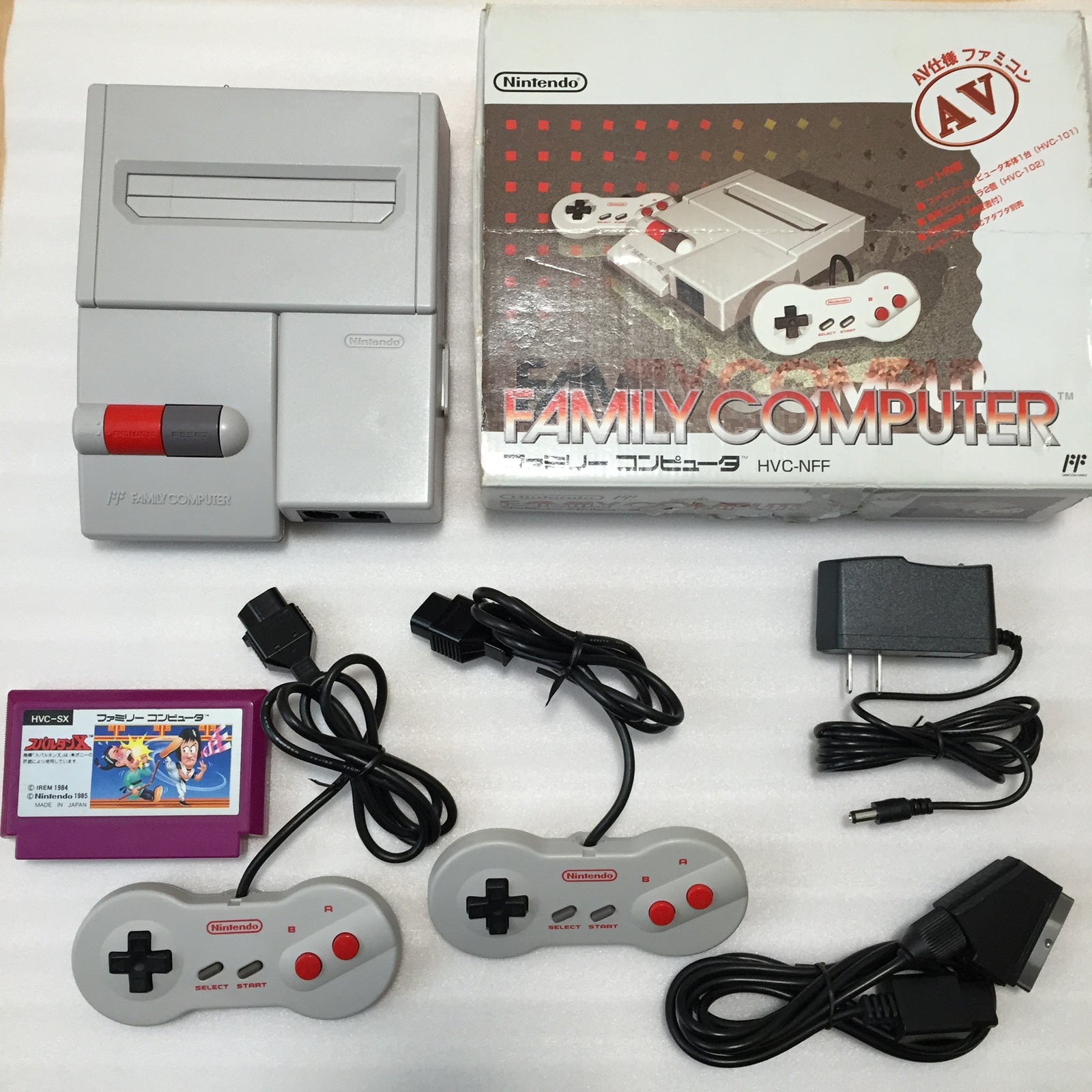 Boxed NESRGB Modded AV Famicom - Spartan X set