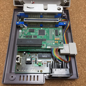 AV Famicom with NESRGB kit - Megaman 4 set