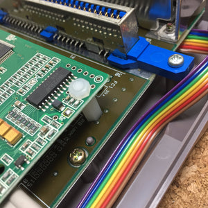 AV Famicom with NESRGB kit - Megaman 4 set