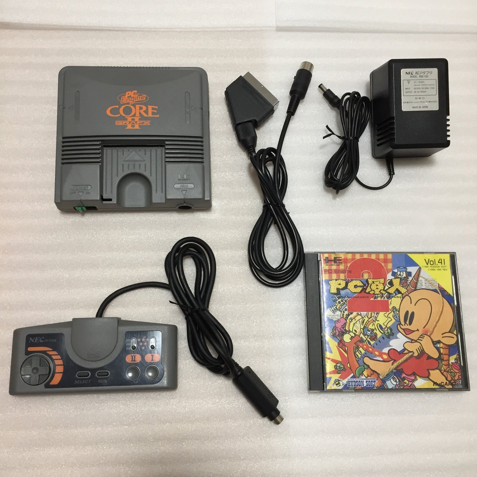 PC Engine Core Grafx 2 with RGB kit