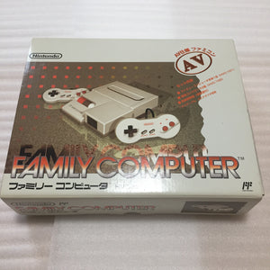 Boxed AV Famicom with NESRGB kit - Makaimura set
