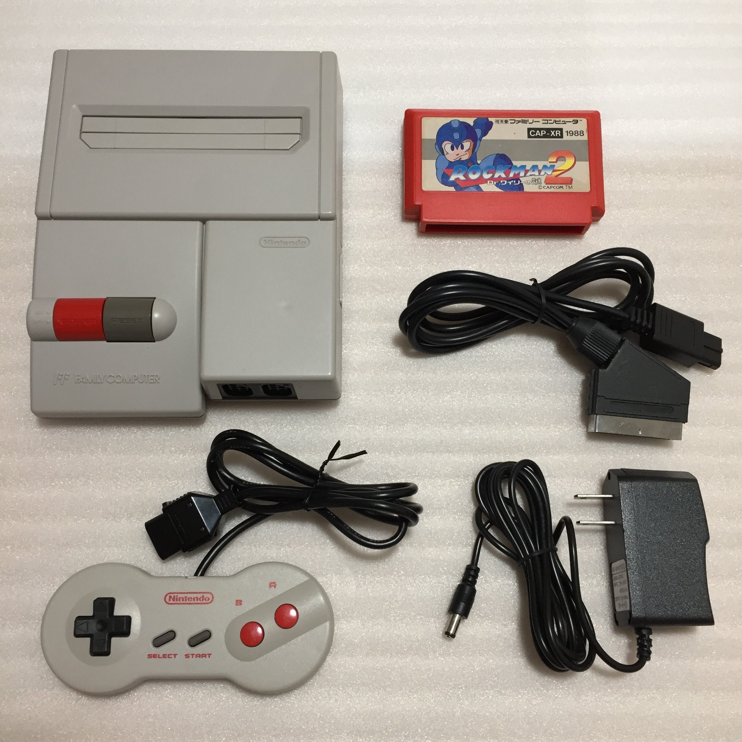 AV Famicom with NESRGB kit - Rockman 2 set - RetroAsia