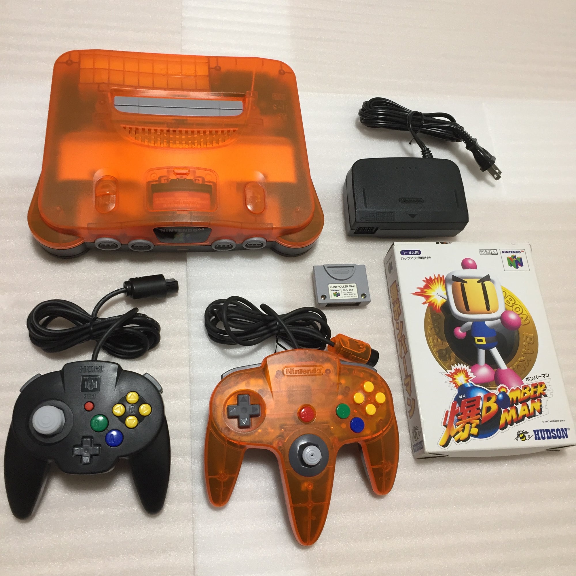 Daiei Hawks Nintendo 64 set with ULTRA HDMI kit and Hori Pad - compatible with JP and US games