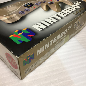 Gold Nintendo 64 in box set with ULTRA HDMI kit - compatible with JP and US games