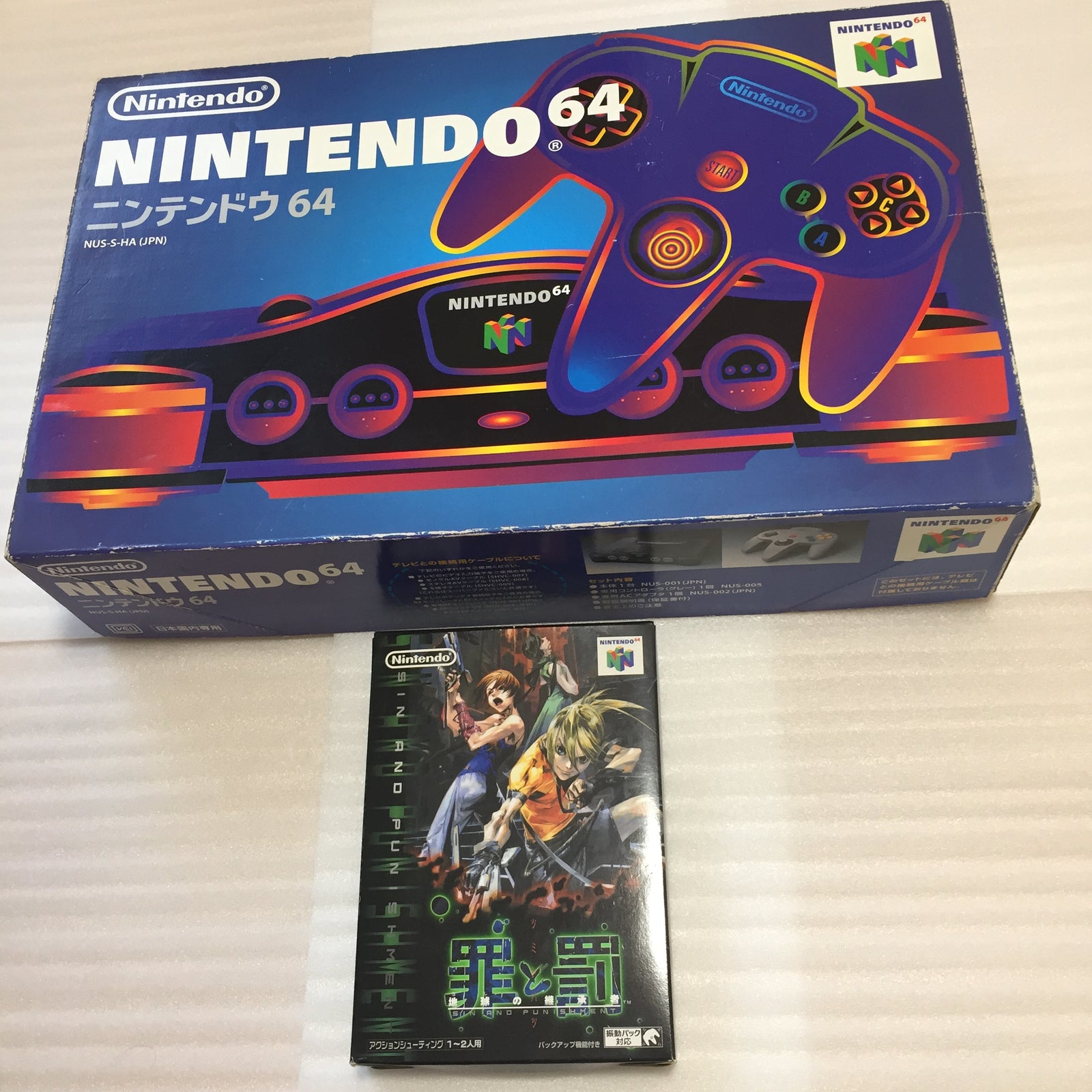 Nintendo 64 (JP/US) in box with ULTRA HDMI kit - Sin and Punishment set