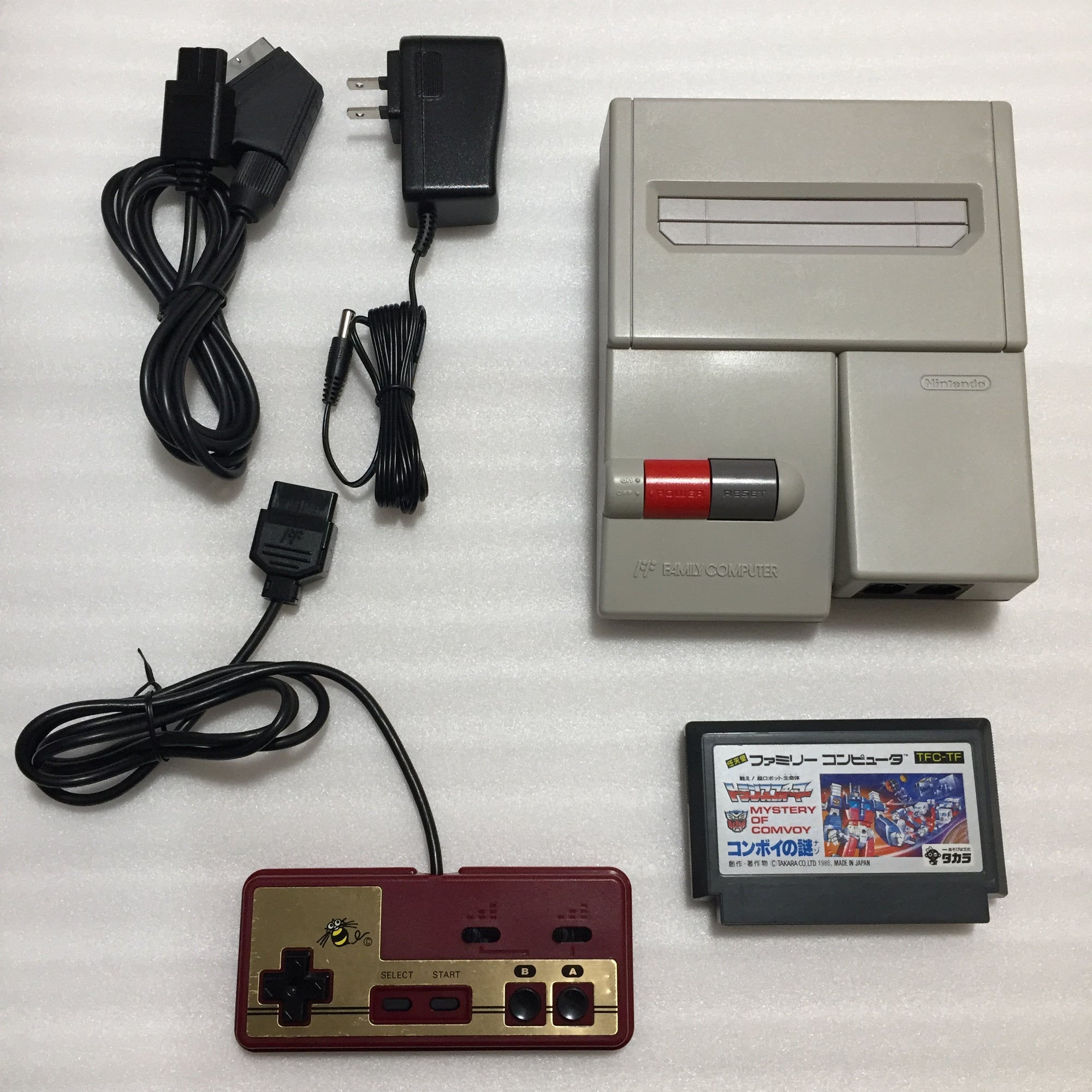 AV Famicom with NESRGB kit - Transformers set