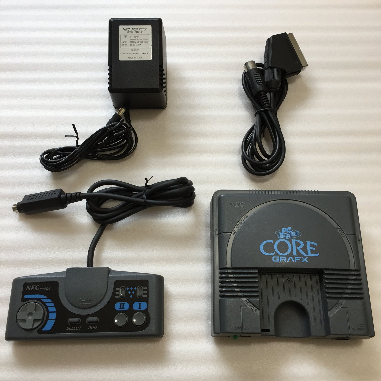 PC Engine Core Grafx with RGB kit