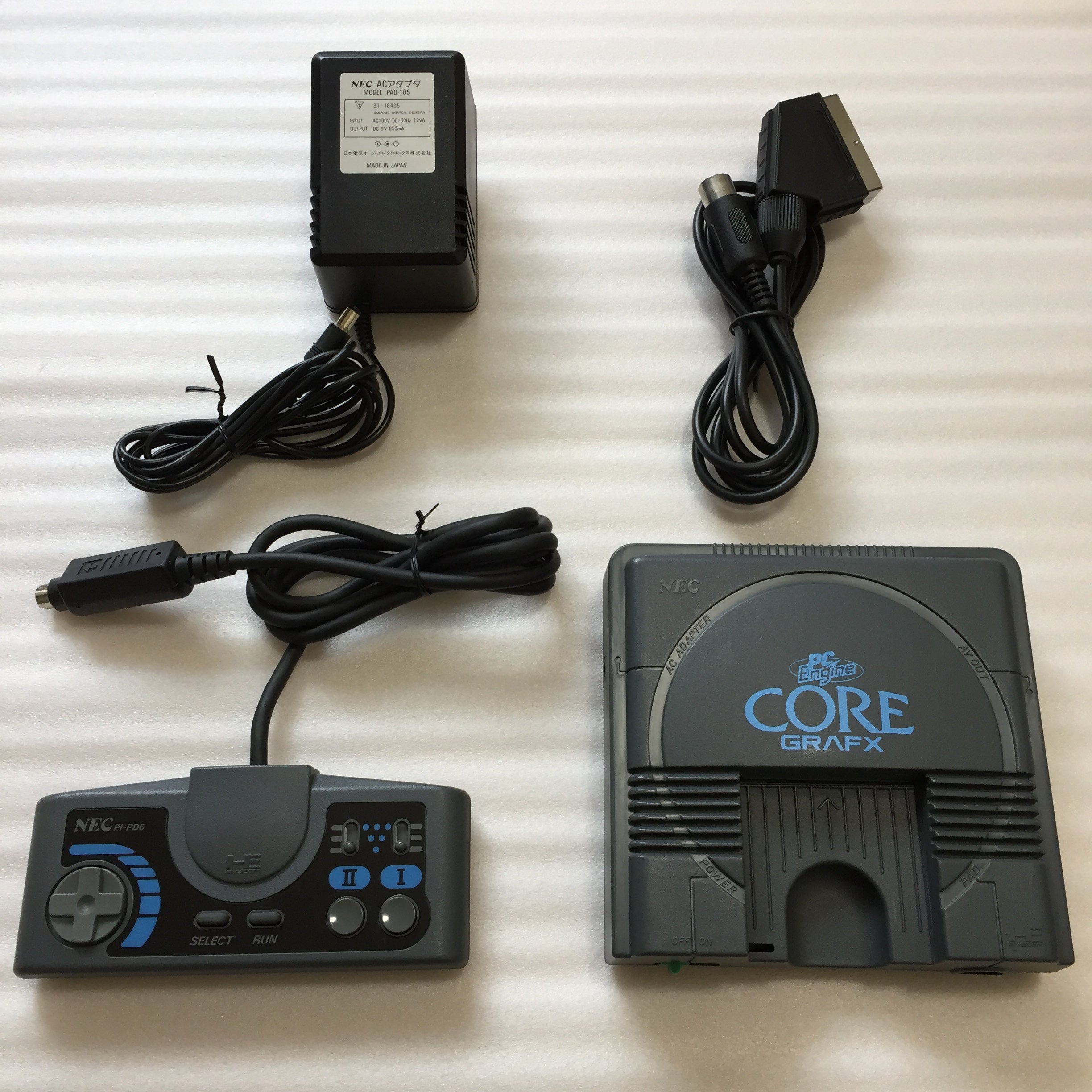 PC Engine Core Grafx with RGB kit - RetroAsia