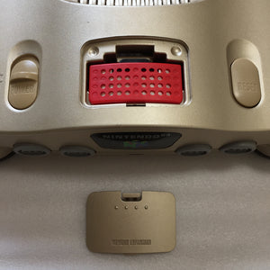 Gold Nintendo 64 with N64RGB kit - Compatible with JP and US games