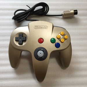 Gold Nintendo 64 with N64RGB kit - Compatible with JP and US games