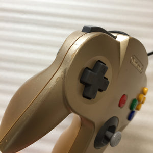 Gold Nintendo 64 with N64RGB kit - Compatible with JP and US games