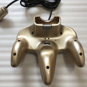 Gold Nintendo 64 with N64RGB kit - Compatible with JP and US games