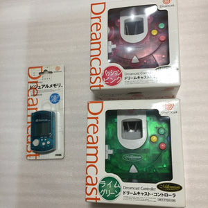 Dreamcast Millenium Controllers and clear VMU set