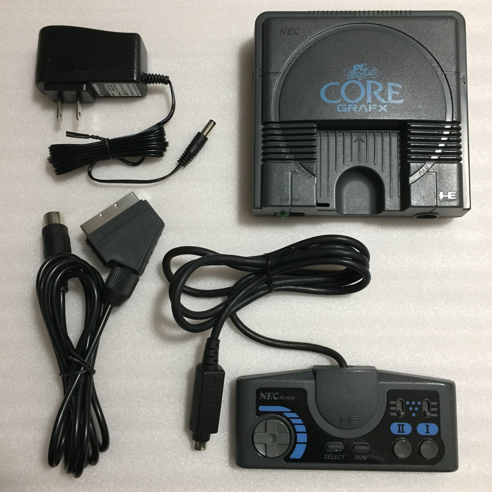 PC Engine Core Grafx with RGB kit