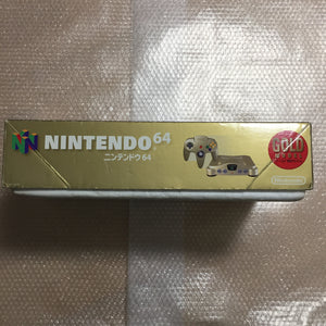 Gold Nintendo 64 in box set with ULTRA HDMI kit - compatible with JP and US games