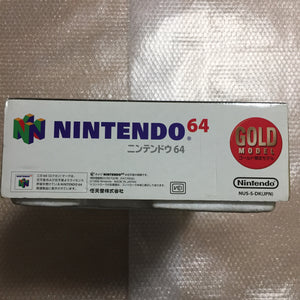 Gold Nintendo 64 in box set with ULTRA HDMI kit - compatible with JP and US games