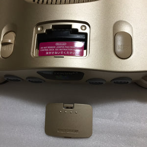 Gold Nintendo 64 in box set with ULTRA HDMI kit - compatible with JP and US games