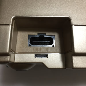 Gold Nintendo 64 in box set with ULTRA HDMI kit - compatible with JP and US games
