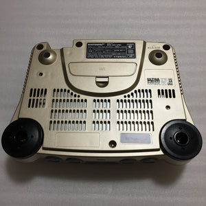 Gold Nintendo 64 in box set with ULTRA HDMI kit - compatible with JP and US games