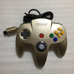 Gold Nintendo 64 in box set with ULTRA HDMI kit - compatible with JP and US games
