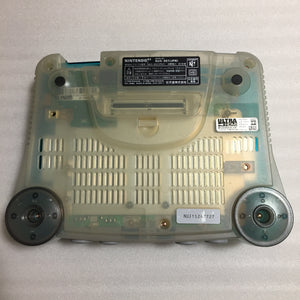 Clear blue Nintendo 64 set with ULTRA HDMI kit - compatible with JP and US games