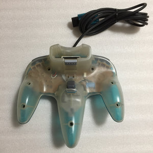 Clear blue Nintendo 64 set with ULTRA HDMI kit - compatible with JP and US games