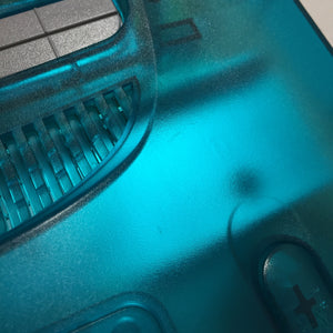 Clear blue Nintendo 64 set with ULTRA HDMI kit - compatible with JP and US games