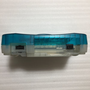 Clear blue Nintendo 64 set with ULTRA HDMI kit - compatible with JP and US games