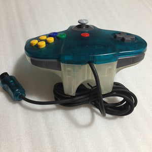 Clear blue Nintendo 64 set with ULTRA HDMI kit - compatible with JP and US games