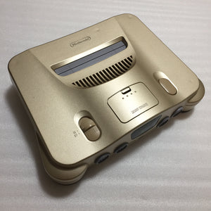 Gold Nintendo 64 in box set with ULTRA HDMI kit - compatible with JP and US games