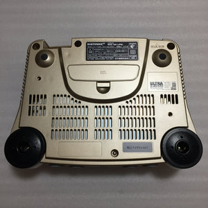 Gold Nintendo 64 in box set with ULTRA HDMI kit - compatible with JP and US games