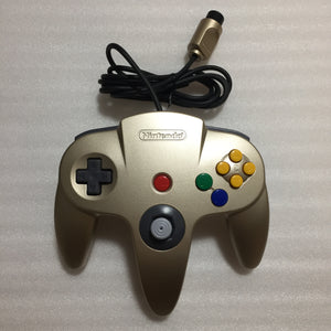 Gold Nintendo 64 in box set with ULTRA HDMI kit - compatible with JP and US games