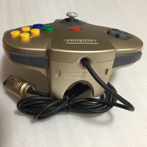 Gold Nintendo 64 in box set with ULTRA HDMI kit - compatible with JP and US games