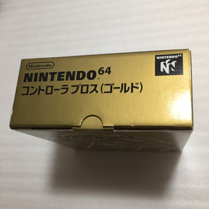 Gold Nintendo 64 in box set with ULTRA HDMI kit - compatible with JP and US games
