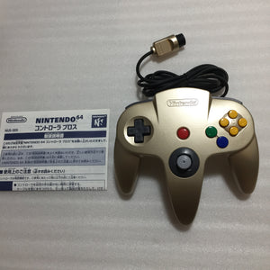 Gold Nintendo 64 in box set with ULTRA HDMI kit - compatible with JP and US games