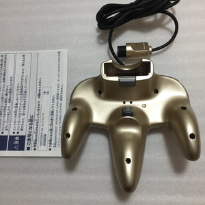 Gold Nintendo 64 in box set with ULTRA HDMI kit - compatible with JP and US games